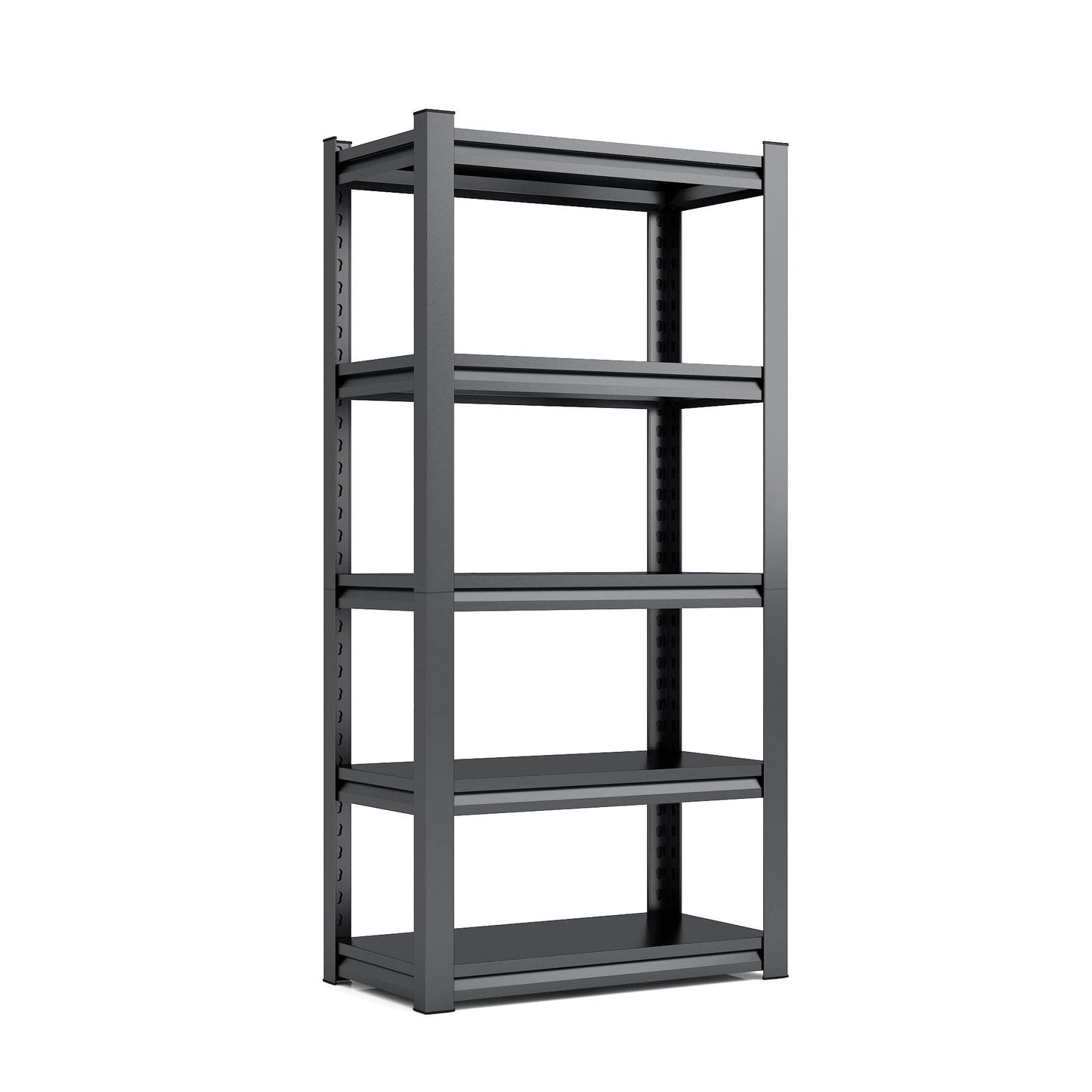 Tier Metal Shelves For Storage Garage Shelving 2000LBS Heavy Duty Storage Shelves Adjustable Garage Shelf Industrial Shelving Unit Storage Utility Rack,Black - Velora