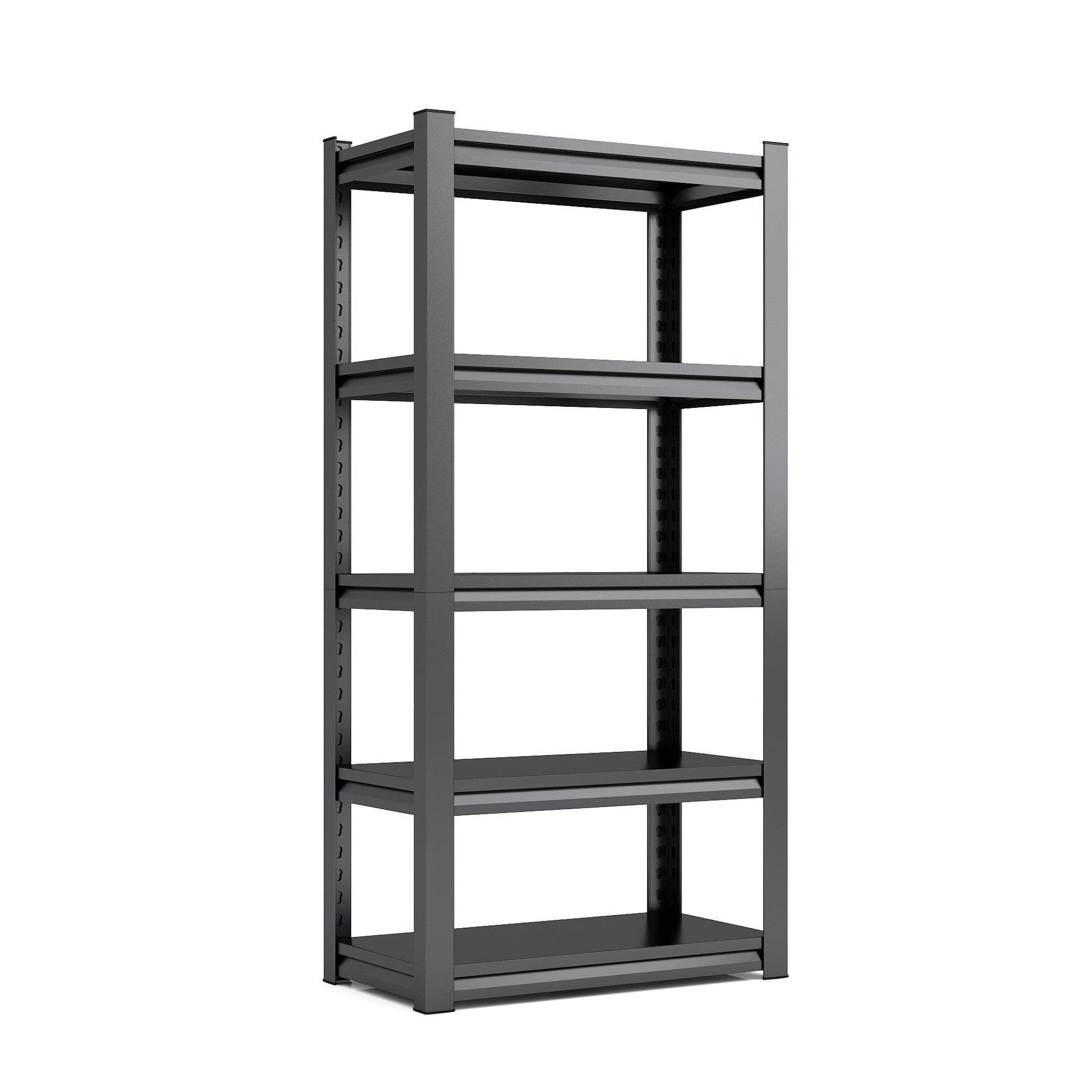 Tier Metal Shelves For Storage Garage Shelving 2000LBS Heavy Duty Storage Shelves Adjustable Garage Shelf Industrial Shelving Unit Storage Utility Rack,Black - Velora