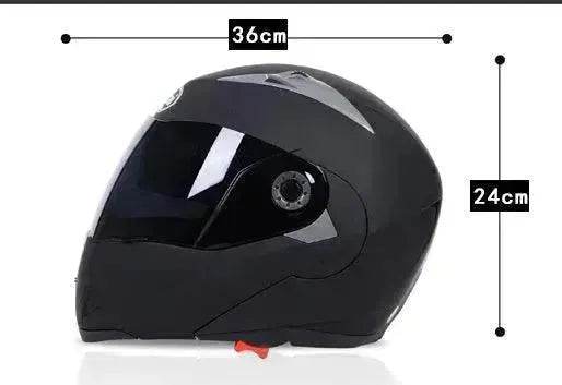 Best Motorcycle Helmet Half Helmet Anti-fog Sunscreen Double Lens Full Face Bike Helmet - Velora