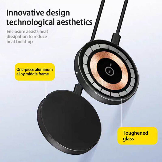 Qi2 Wireless Charger 15W Magnetic Wireless Fast Charging Is Suitable For 12-16PG Mobile Phone Models. Support Temu Us - Velora
