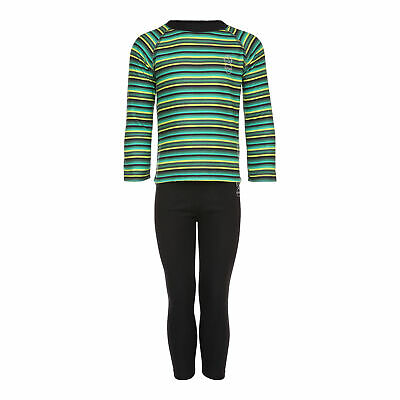 Kombi Body 3 Snuggly Fleece Printed Jr Base Layer Sets for Kids Unisex - Velora