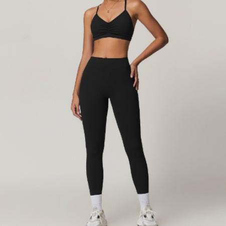 2pcs Yoga Outfit set Sport Fitness Workout Gym wear for women - Velora