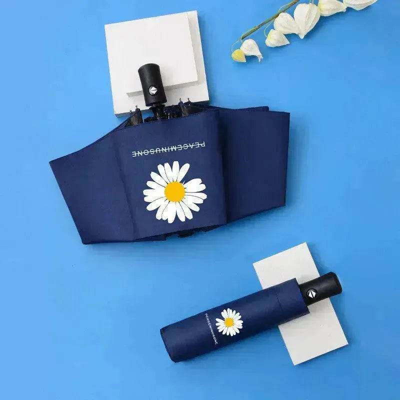 Black Gum Sunscreen Anti Ultraviolet Umbrella Advertising Umbrella Daisy Umbrella Umbrella Girl - Velora