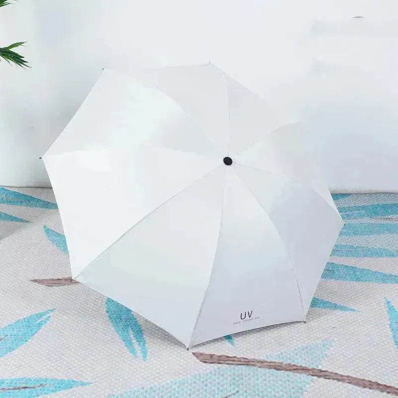 Black Gum Sunscreen Anti Ultraviolet Umbrella Advertising Umbrella Daisy Umbrella Umbrella Girl - Velora