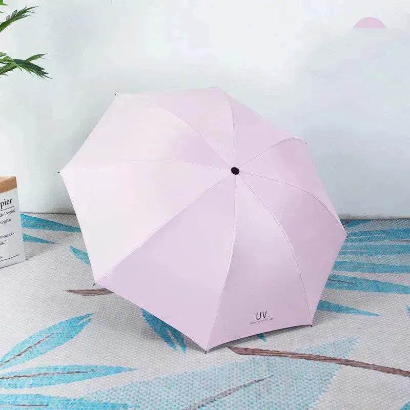 Black Gum Sunscreen Anti Ultraviolet Umbrella Advertising Umbrella Daisy Umbrella Umbrella Girl - Velora