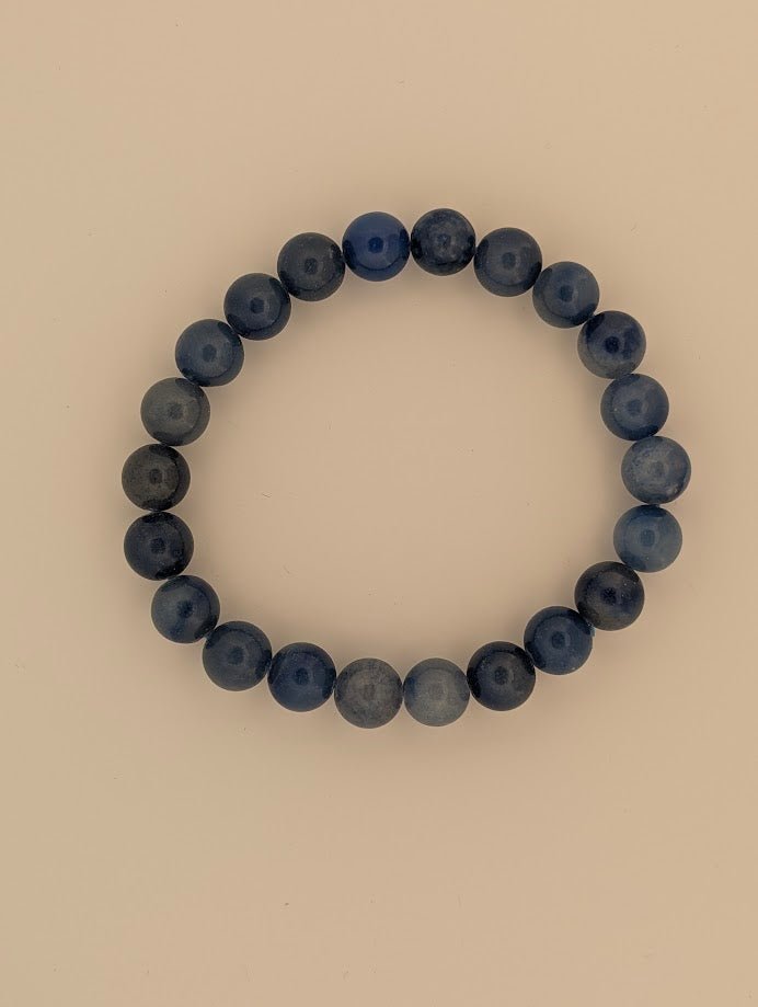 Blue Aventurine Bracelet — 6mm & 8mm Beads