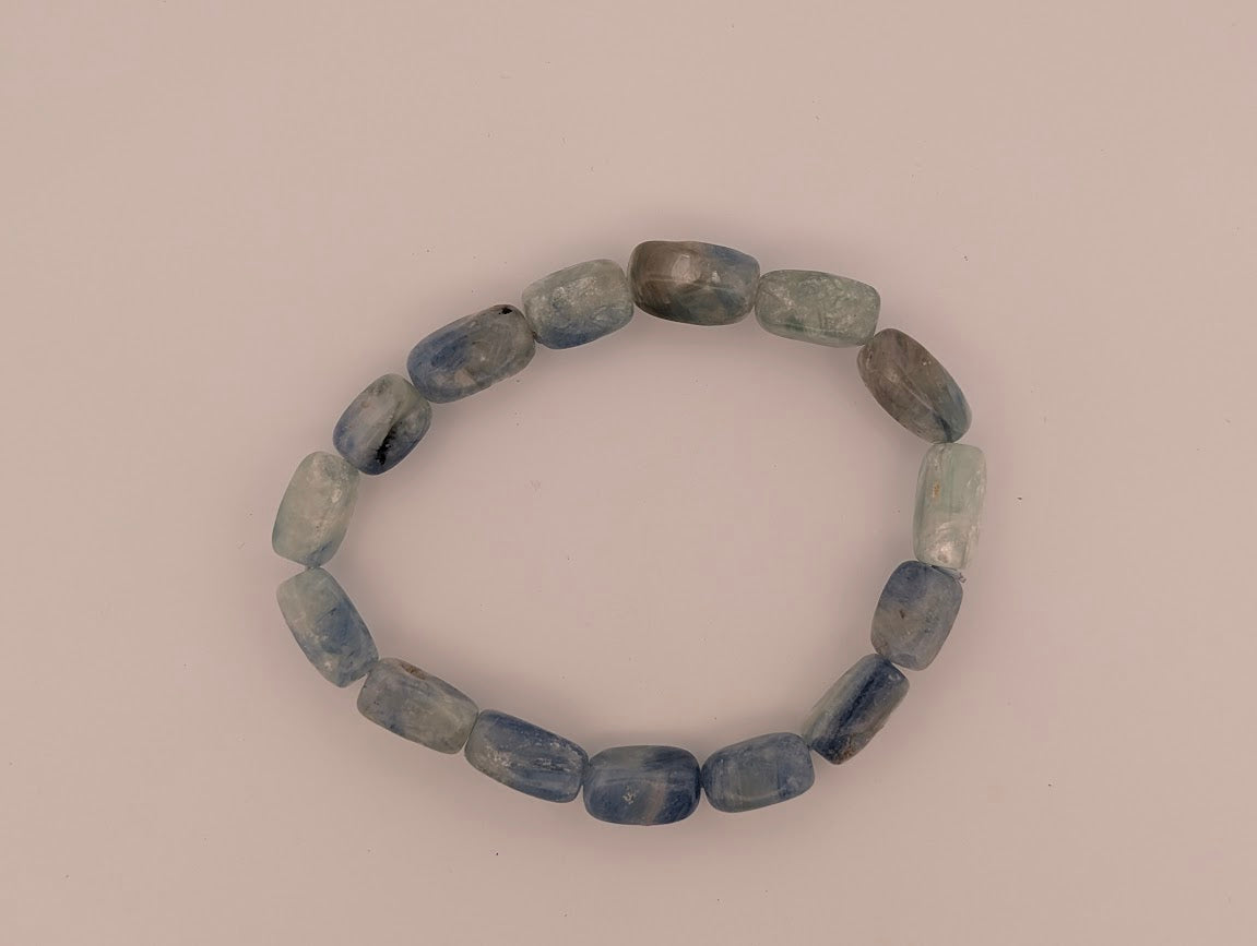 Blue Kyanite Free-Form Bracelet