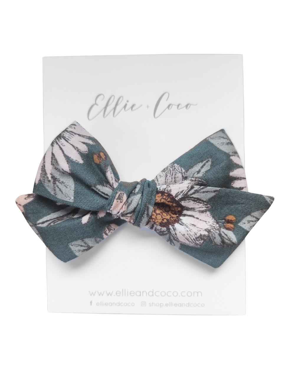 Celeste Floral Oversize Bow - Velora