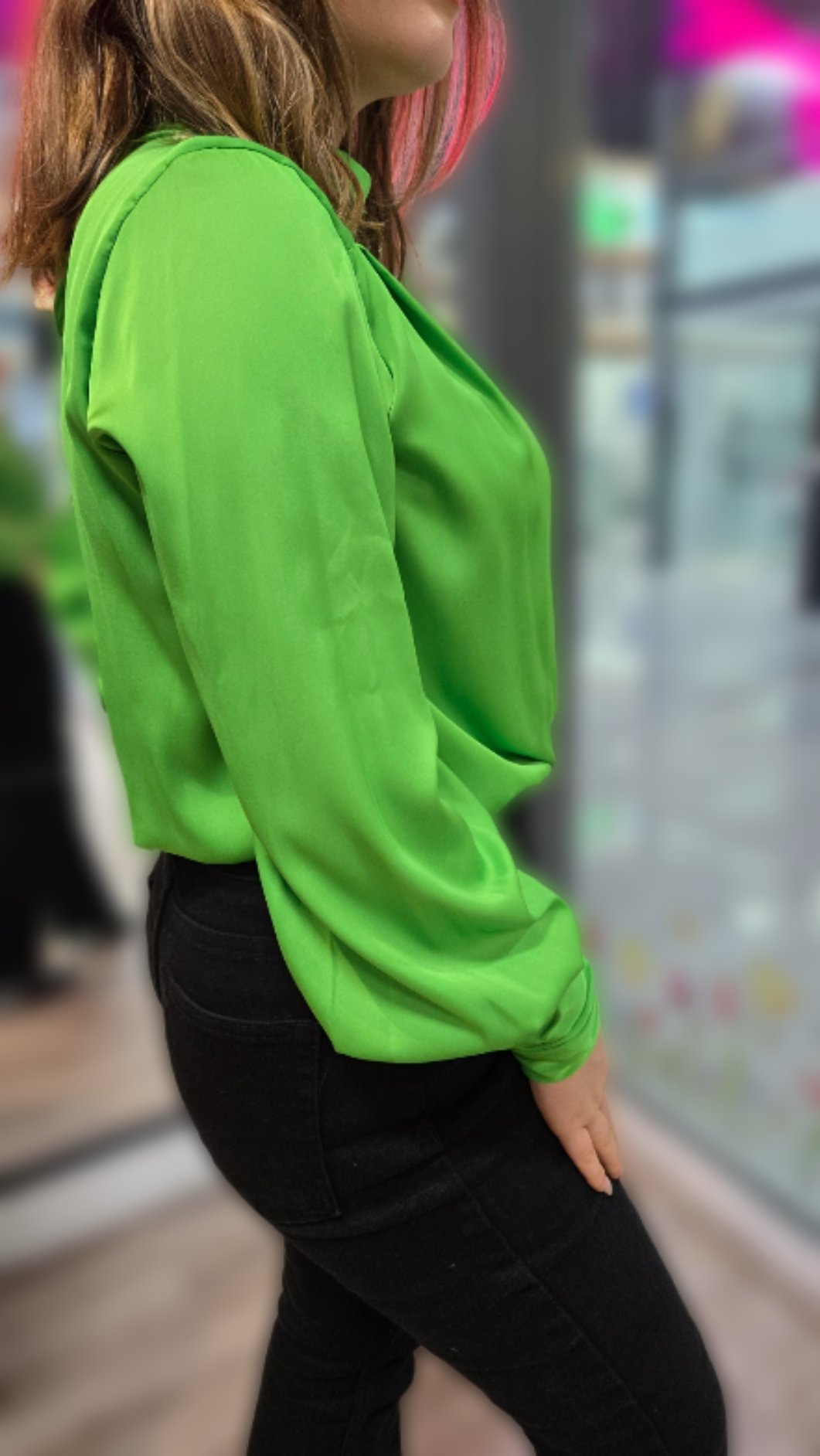 V-neck Body Suit Shirt - Velora