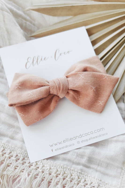 X's Oversize Bow | Sand - Velora