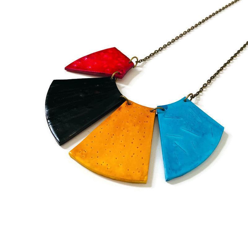 Bold Fringe Necklace Handmade - Velora Luxury Fashion