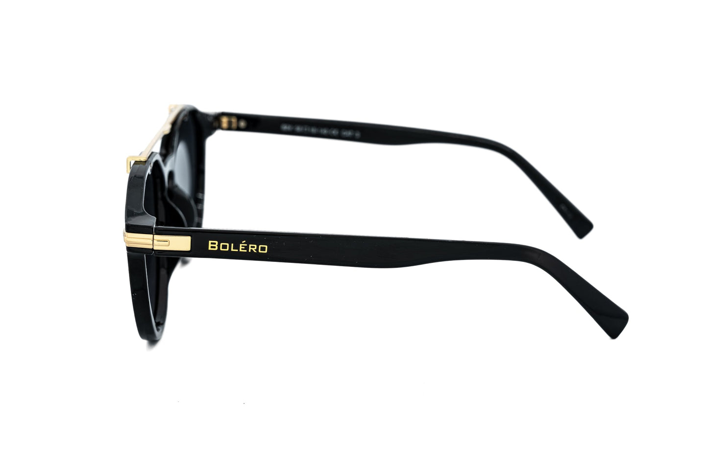 Draxler – Round Brow Bar Sunglasses | Bolero Eyewear
