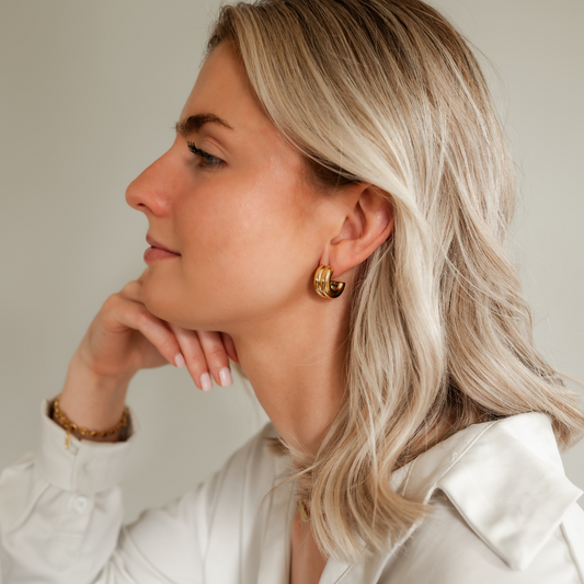 Double Hoops Earrings