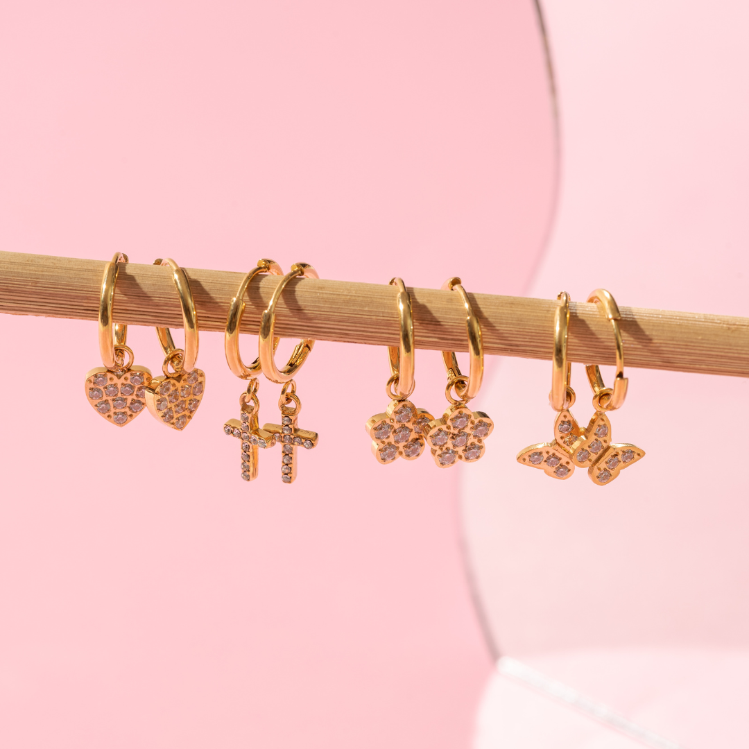 Sparkling Huggies Earrings