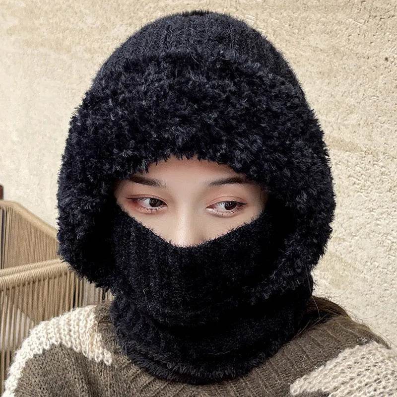 Multifunctional One-piece Hat Neck Protection Bandana Warm Fleece Winter Balaclava - Velora