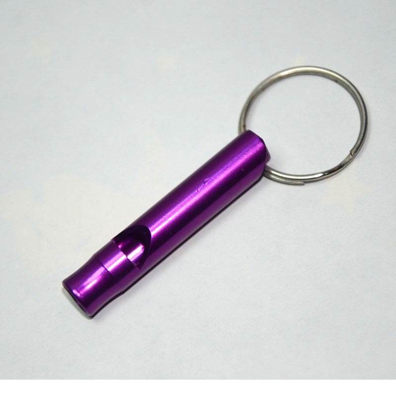Outdoor Portable And Simple Aluminum Alloy Rescuing Whistle - Velora