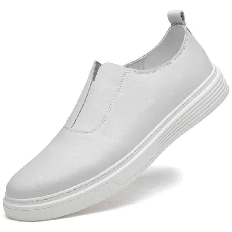 Men's Plus Size Lazy White Shoes