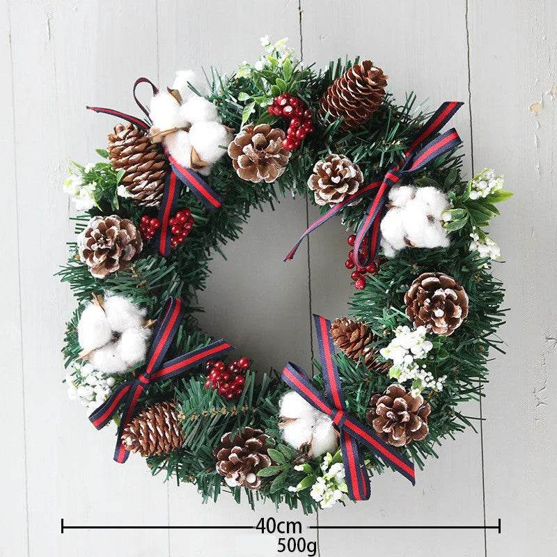 30cm 40cm Christmas Wreath Ornaments Christmas Wreath - Velora