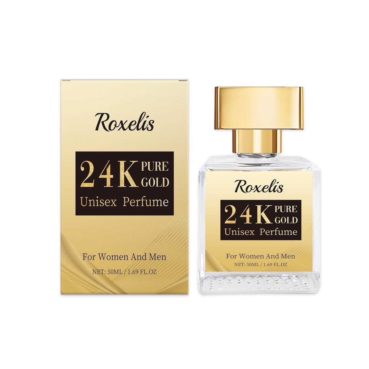 ROXELIS 24K PURE GOLD Unisex Perfume Long Lasting Charm Perfume - Velora