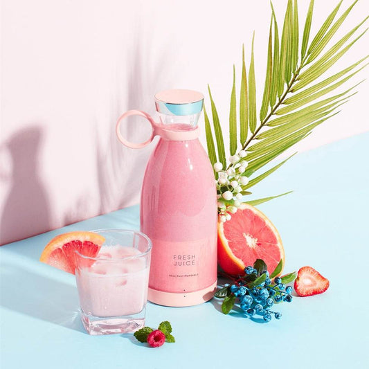 350ML Electric Smoothie Juicer Blender Mixer USB Rechargeable Household Portable Blender Maker Cup - Velora