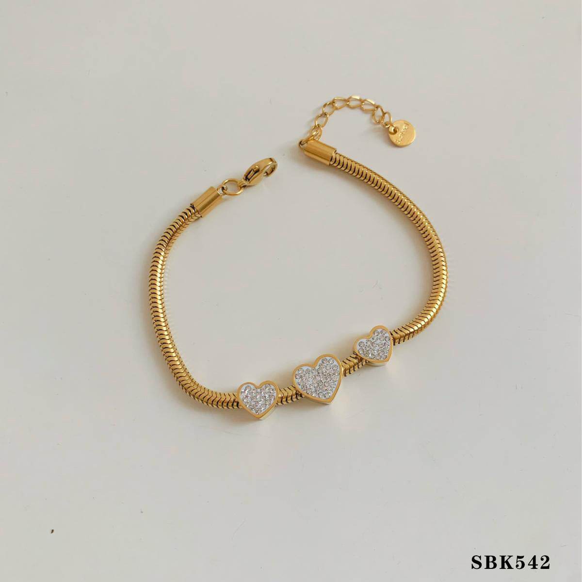 Retro Set Silver Crystal Heart Shaped Women's Bracelet Five Piece Set Fashion Geometry Adjustable Infinite Symbol Jewelry - Velora