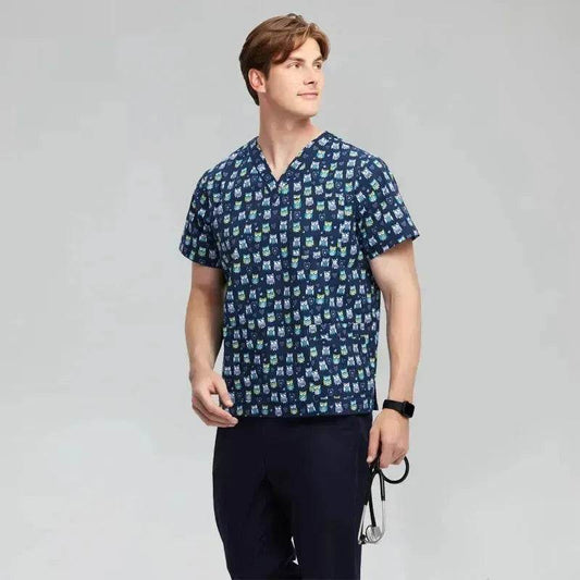 Surgical Gown Disposable Protective Pet Hospital Clothing Nurse Uniform Polyester Cotton - Velora