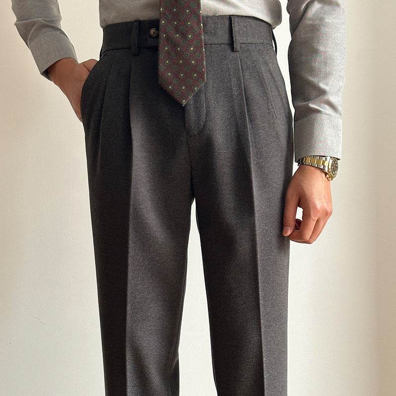 Straight Fitted All-matching formal business Office Work Suit Pants trouser For Men - Velora