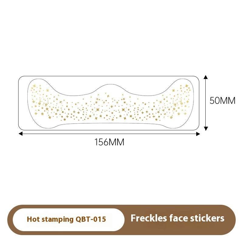 Gilding Sticker Freckle Tattoo Sticker Gilding Glitter Stickers Waterproof - Velora