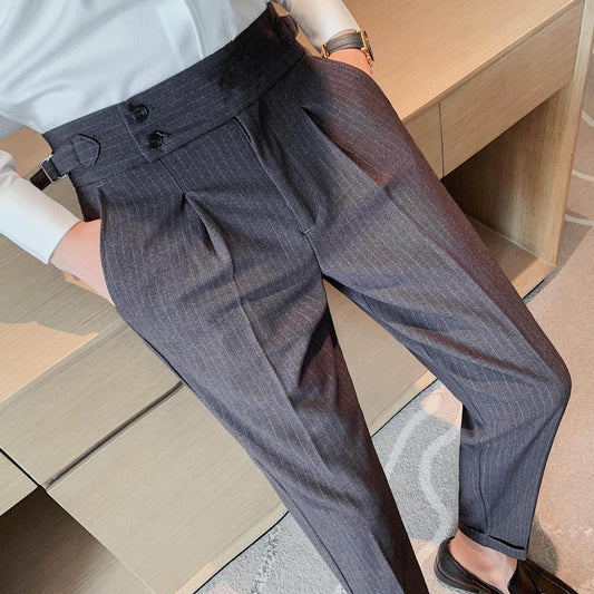 High-waisted Trousers Business Work Chinos trouser for men - Velora