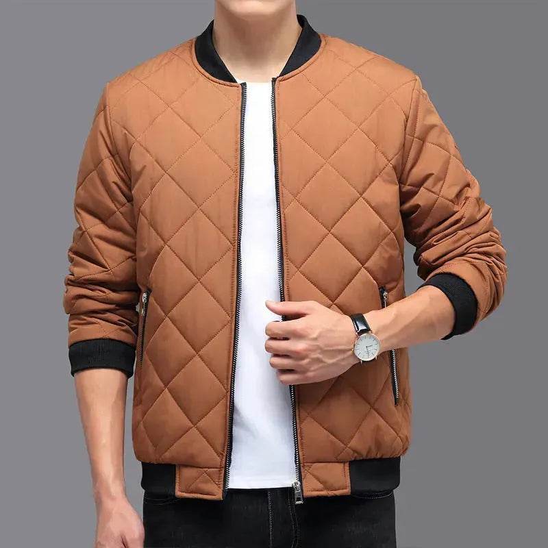 Fashion Cotton Padded Slim fit Autumn Winter Jacket for Men - Velora
