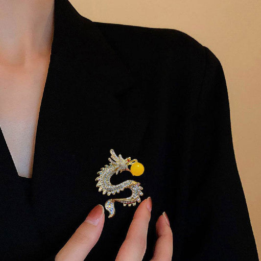 Dragon Brooch Elegant Elegant Clothing - Velora