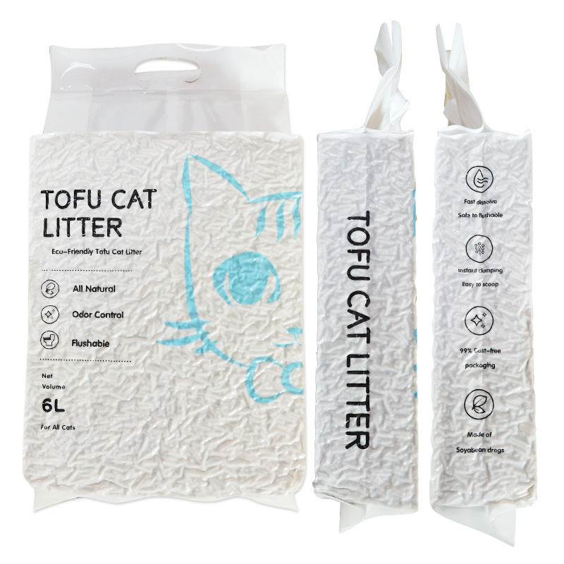 Tofu Cat Litter Mixed Original Flavor green tea - Velora