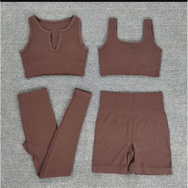 6pcs Yoga Workout Outfit set for women Gym clothes - Velora
