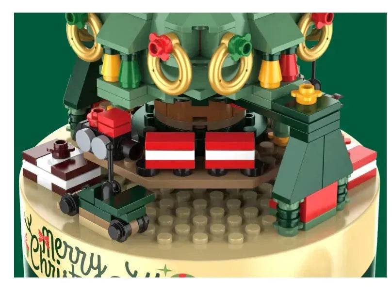 Black Friday deals Christmas Tree Blocks Spin Music Box Blocks - Velora
