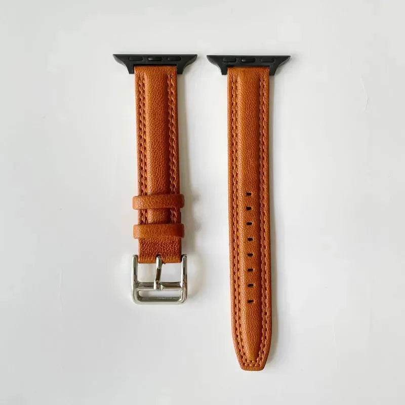 Replaceable Genuine Leather Watch Band Strap for iwatch - Velora