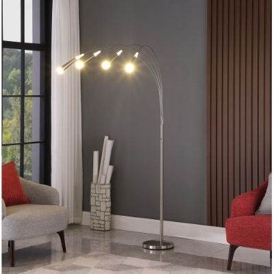 72 Kiery 4 Arm Aluminum Led Floor Lamp - Velora