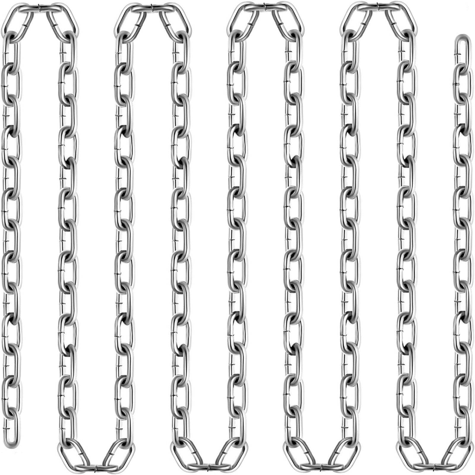 Grade 30 Chain 3 16 Inch By 100Ft Length Grade 30 Proof Coil Chain Zinc Plated Grade 30 Chain For Towing Logging Agriculture And Guard Rails - Velora