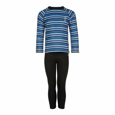 Kombi Body 3 Snuggly Fleece Printed Jr Base Layer Sets for Kids Unisex - Velora