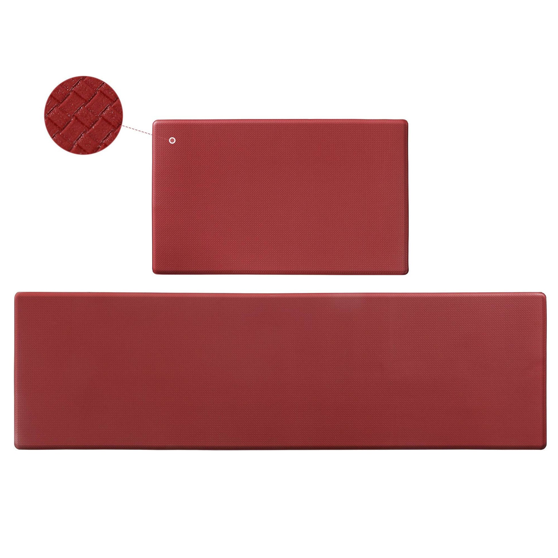 Kitchen Floor Mat Two-piece Set Of Non-slip, Waterproof Rug And Easy To Scrub For Home, Kitchen - Velora