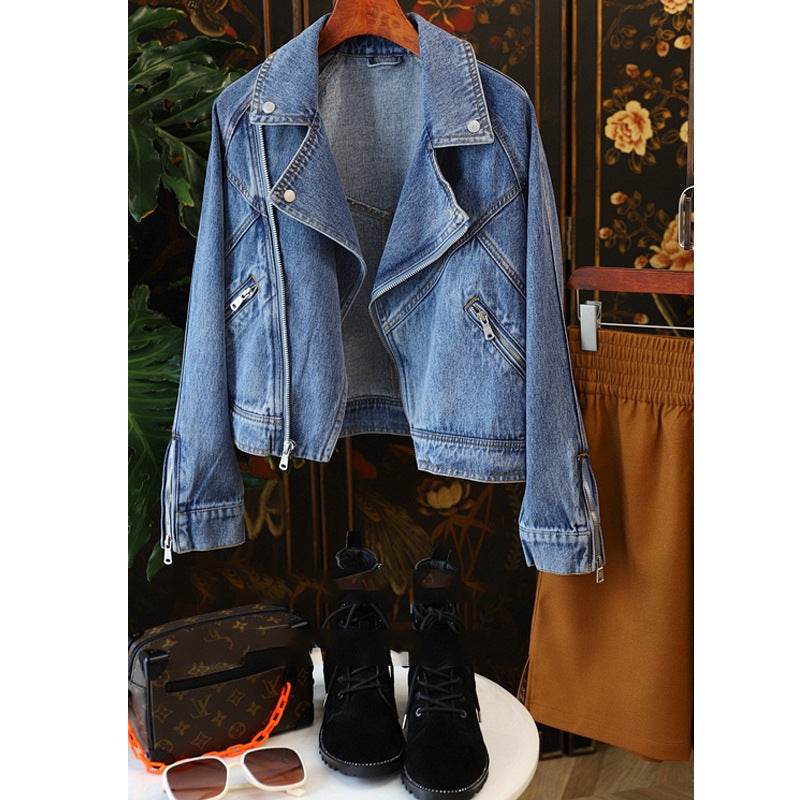 Long Denim Jacket Casual Japanese Korean Style - Velora