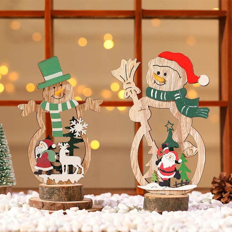 Christmas Day Wooden Bar Decoration Decorations - Velora