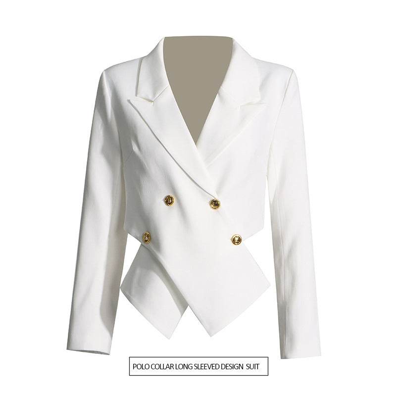 Elegant Elegant Style Long Sleeve Small Suit - Velora