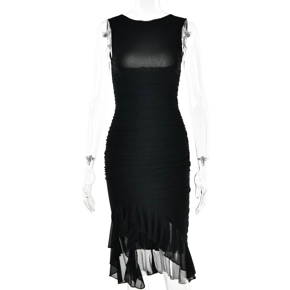 Summer Slim Skinny Sleeveless Dress For Women Fashion Party Club Dresses - Velora