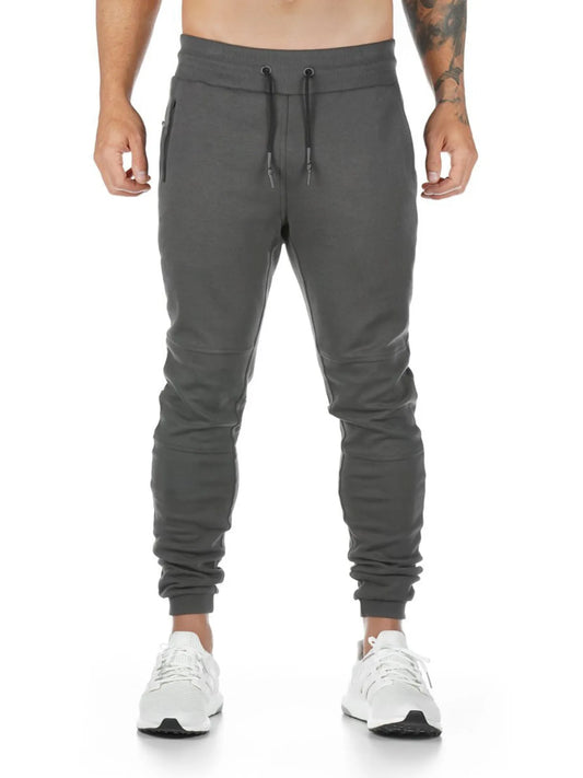 Men's Full Size Jogger Active Pants with Drawstring Plus Size - Velora