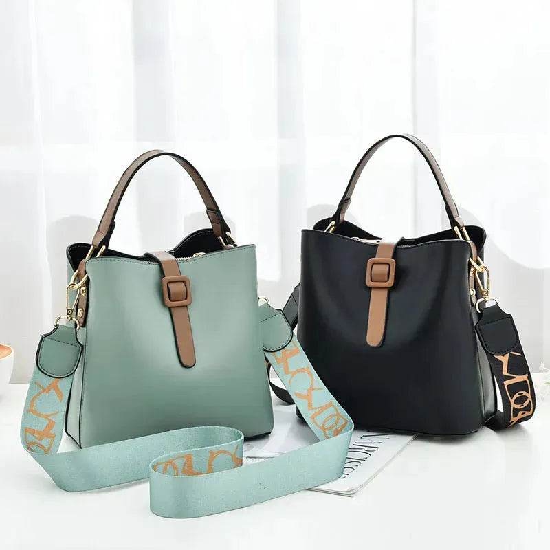 Bucket Bag Fashion Shoulder Bag Cross-body Female Handbag - Velora