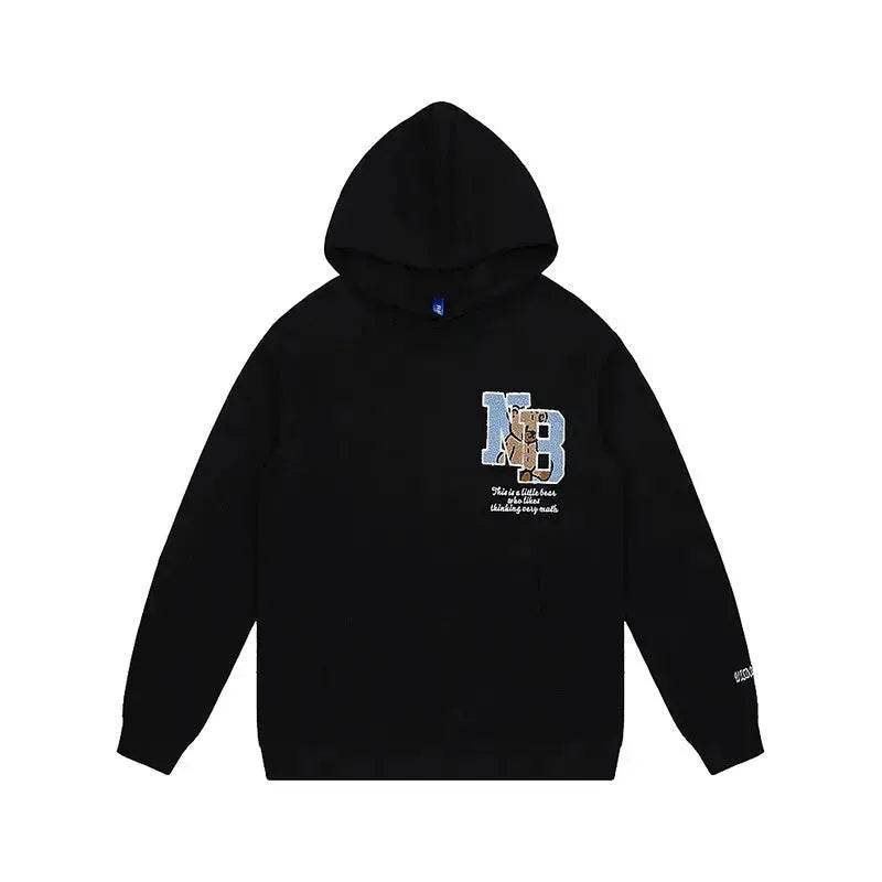 Casual Fall Unisex Oversized Hoodie Pullover sweatshirts Street style - Velora