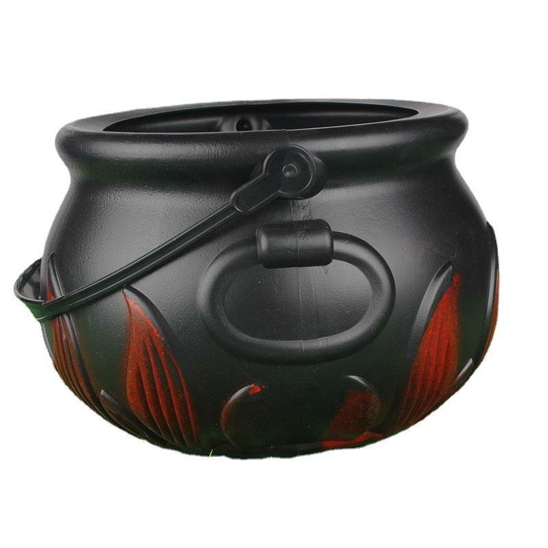 Creative Halloween Black Witch Flame Barrel Ornament - Velora