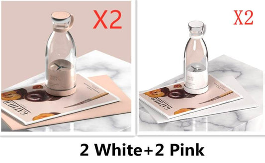 350ML Electric Smoothie Juicer Blender Mixer USB Rechargeable Household Portable Blender Maker Cup - Velora