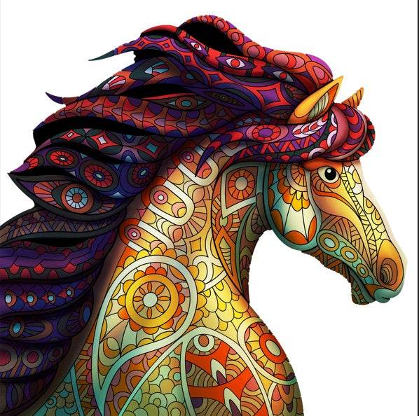 Each Piece Is Animal Shaped Christmas Gift Colorful Elephant Turtle Wooden Jigsaw Puzzles - Velora