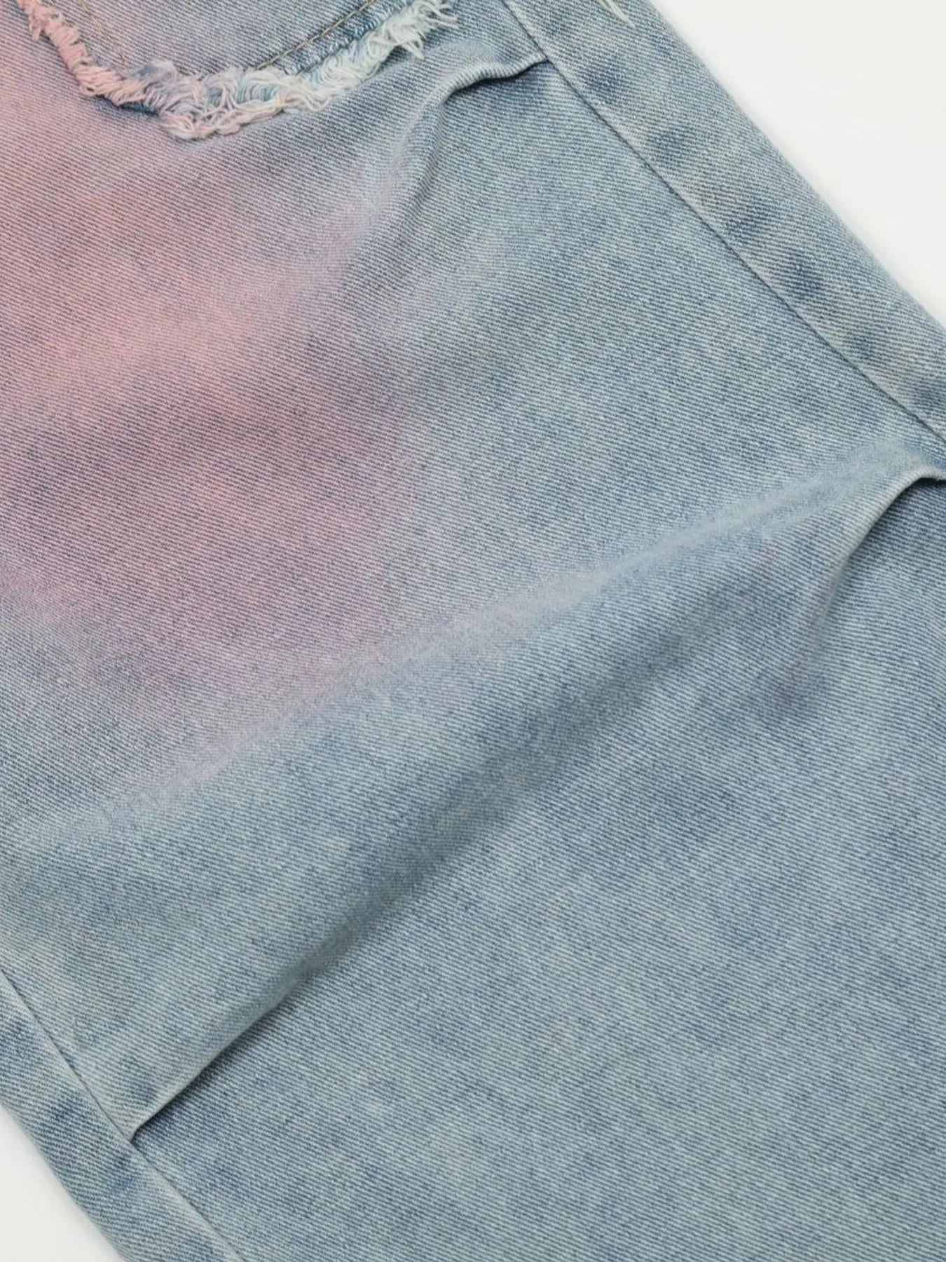 Men's Tie-Dye Cargo Denim Jeans - Velora